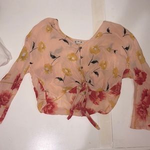 Billabong long sleeve blouse